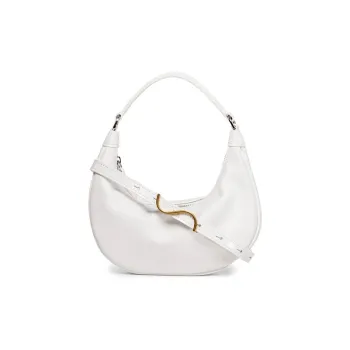 Staud Leather Shoulder Bag Crossbody Bag Mini Women's White