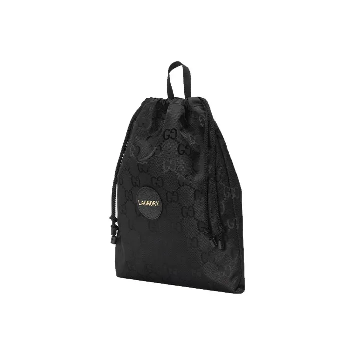 GUCCI Nylon Dry Cleaning Bags/Clutches Storage Bags Toiletry Bags Men's Black-1