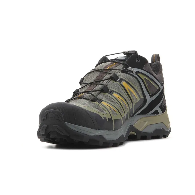 SALOMON X Ultra 3 GORE-TEX 'Castor Grey Green Sulphur'-2