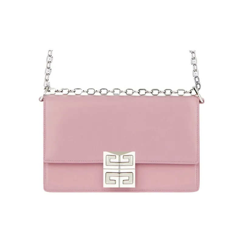 GIVENCHY 4G Cow Leather Shoulder Bag Crossbody Bag Small Size Women's Soft Pink-0
