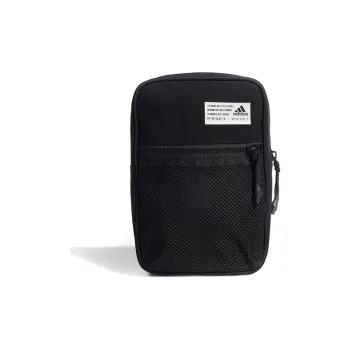 Adidas Recyclable Polyester Cell Phone Pouch Shoulder Bag Crossbody Bag Mini Unisex Black
