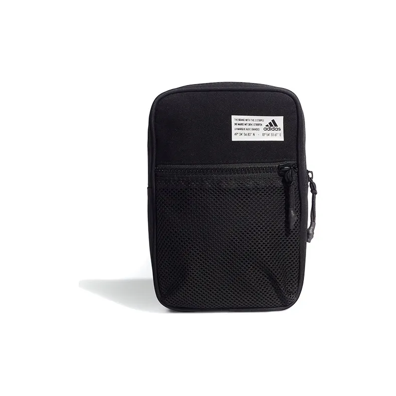 Adidas Recycled Polyester Cell Phone Pouch, Shoulder Bag, Crossbody Bag Mini Unisex Black-0