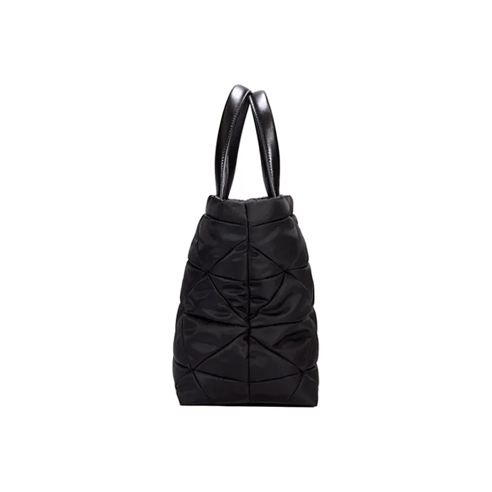 PRADA Filled Nylon Tote Bag, Shopping Bag, Shoulder Bag, Crossbody Bag, Handbag Women's Black-2