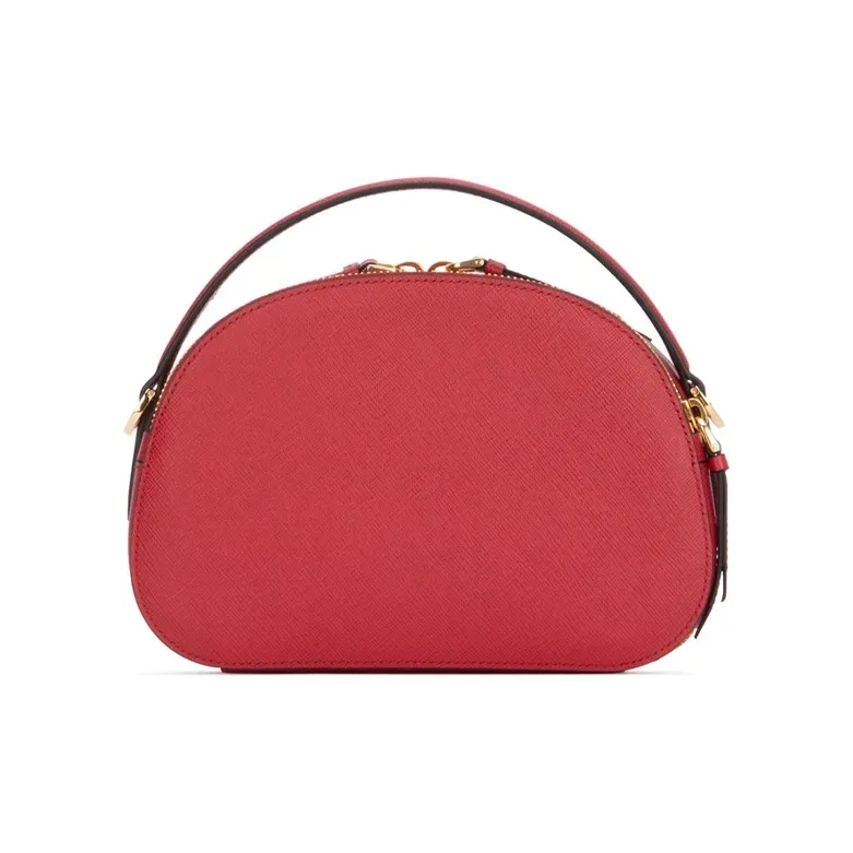 PRADA Nylon Fabric Handbags Shoulder Bags Unisex Red-2