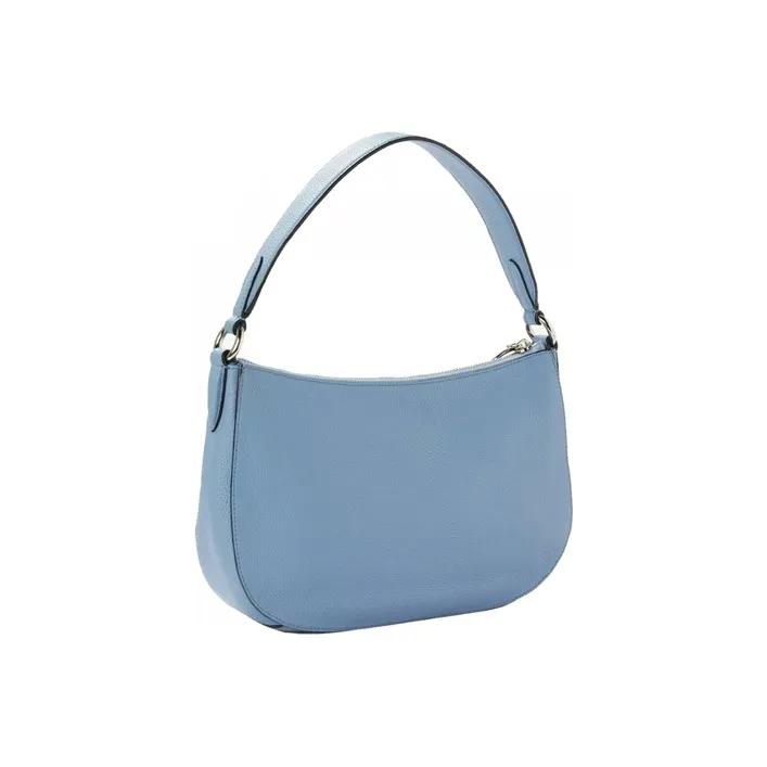 COACH Sutton Cow Leather Crescent Moon Bag, Crossbody Bag, Handbag Regular Women's Haze Blue-1