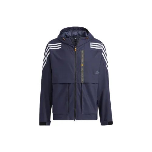 Adidas Jackets Men Navy Blue