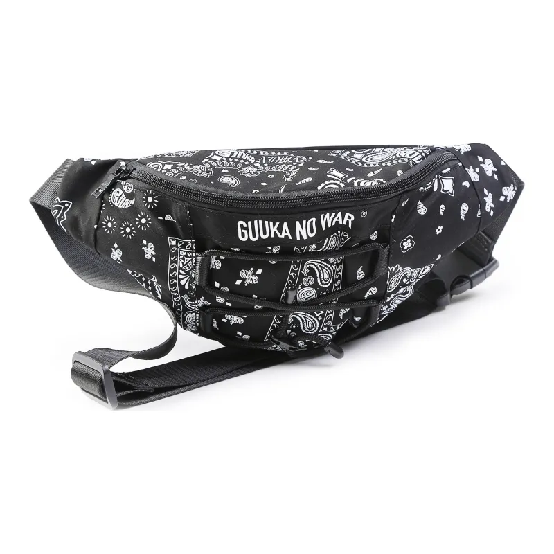 Guuka Polyester Fanny Pack Regular Unisex Black-2