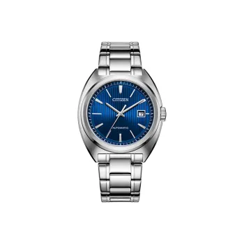 CITIZEN Mechanical Movement Stainless Steel Strap Watch 42mm Men's Watch Blue Dial NJ0100-71L