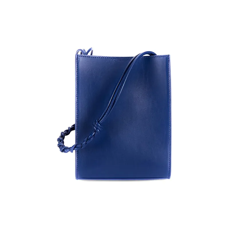 JIL SANDER Leather Shoulder Bag Crossbody Bag Women's Blue-2