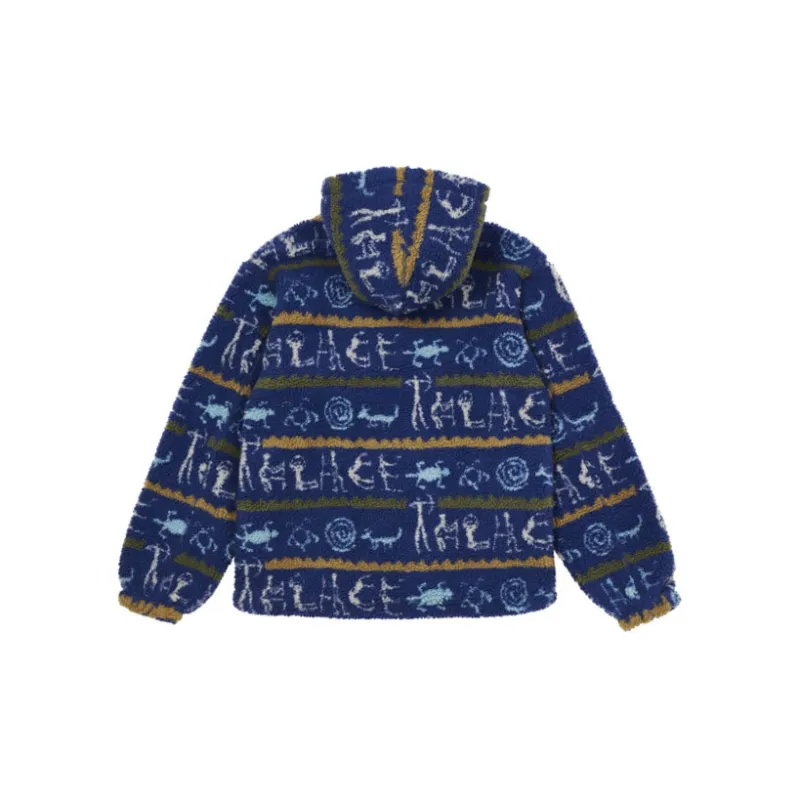 PALACE ULTIMO Series Velvet Jackets Unisex Indigo-1
