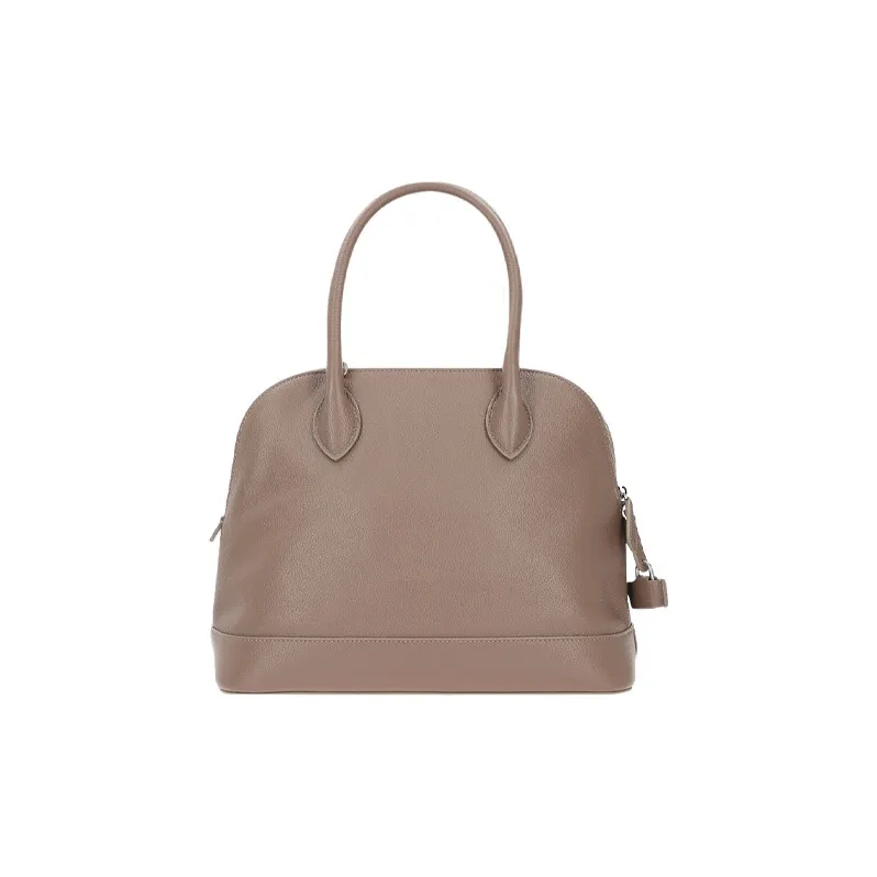 Balenciaga Ville Calfskin Shoulder Bag Crossbody Bag Handbag Regular Women's Mink Grey-2
