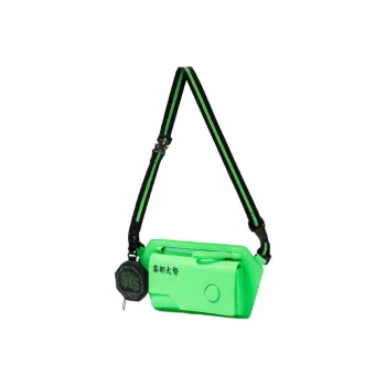 LiNing Badfive PU Shoulder Bag Crossbody Bag Unisex Neon Green
