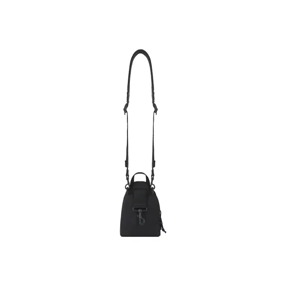 Balenciaga Oversized Series Nylon Coin Purse Mini Women's Black-5