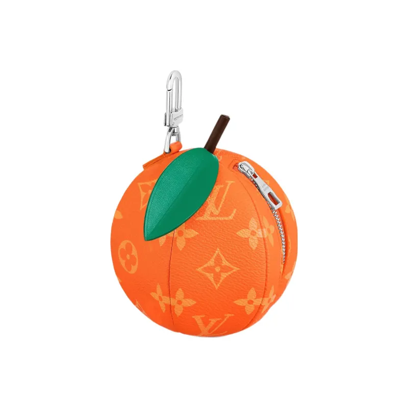 LOUIS VUITTON Orange Pouch Orange-1