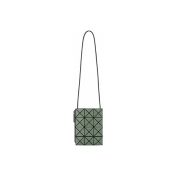 ISSEY MIYAKE Prism Polyvinyl Chloride Resin Cell Phone Pouch Wallet Shoulder Bag Crossbody Bag Unisex Green