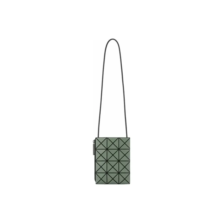 ISSEY MIYAKE Prism Polyvinyl Chloride Resin Cell Phone Pouch Wallet Shoulder Bag Crossbody Bag Unisex Green-0