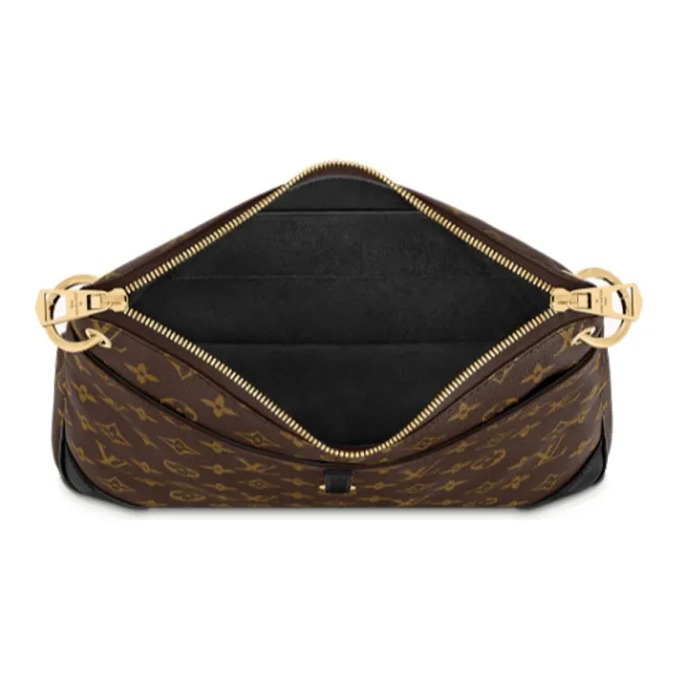 LOUIS VUITTON Coated Canvas Shoulder Bag Crossbody Bag Regular Women's Brown-2