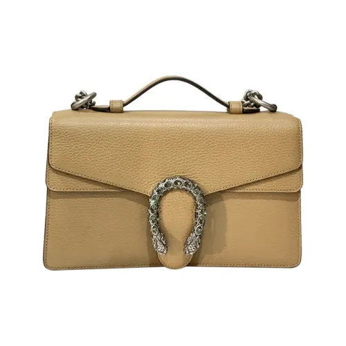 gucci Bewegen ORIGINAL Leather One Shoulder Handbag Crossbody Bag Women's Brown