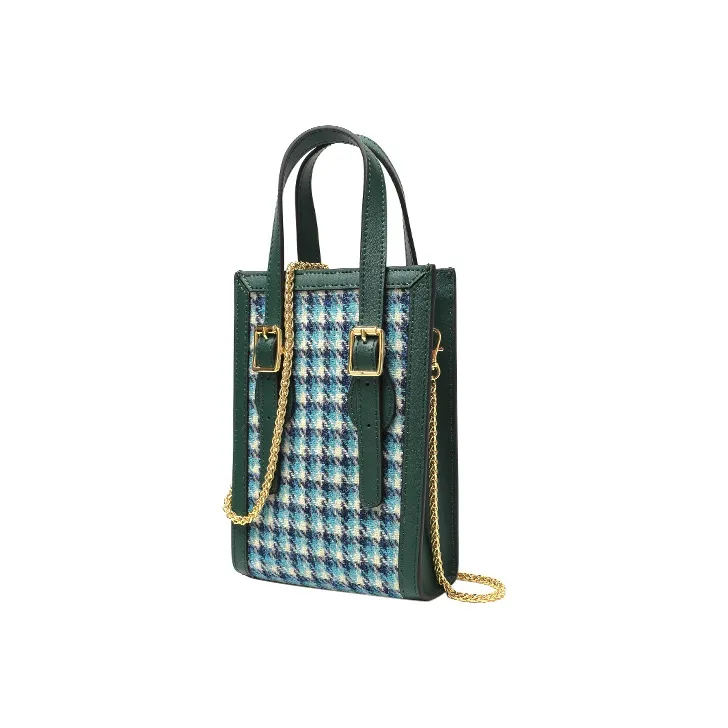 Harris Salome Tweed Sheet Music Bag Handbag Shoulder Bag Crossbody Bag Mini Women's Vintage Red-16