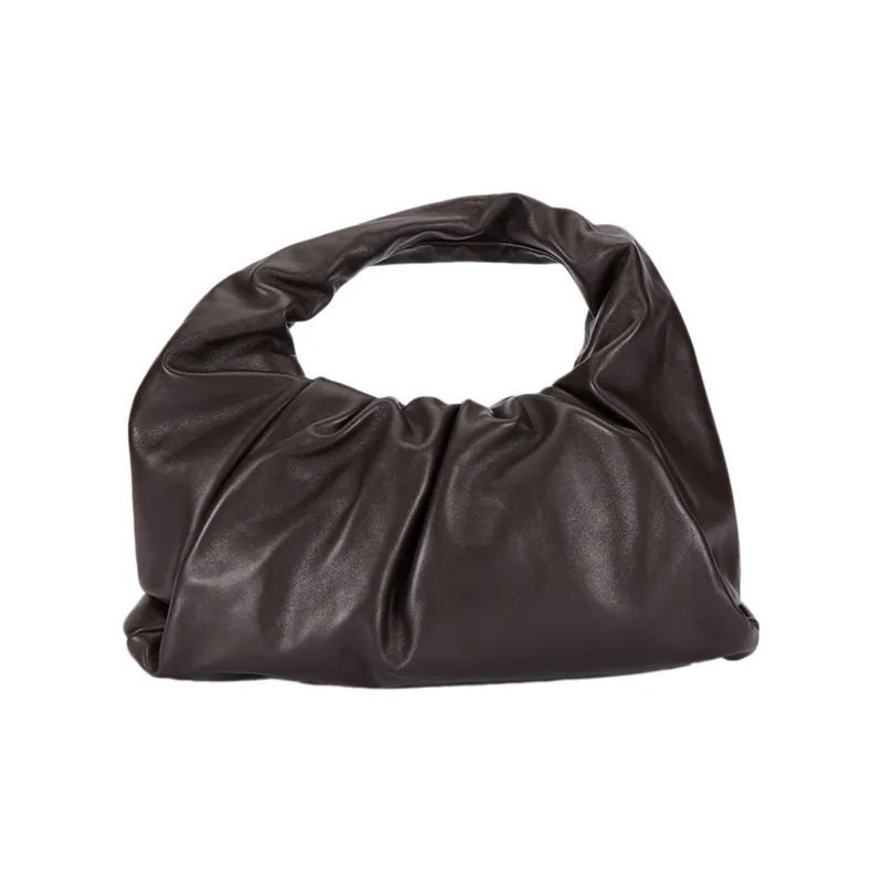 Bottega Veneta Calfskin Cloud Bag Handbag Regular Women's Brown-0