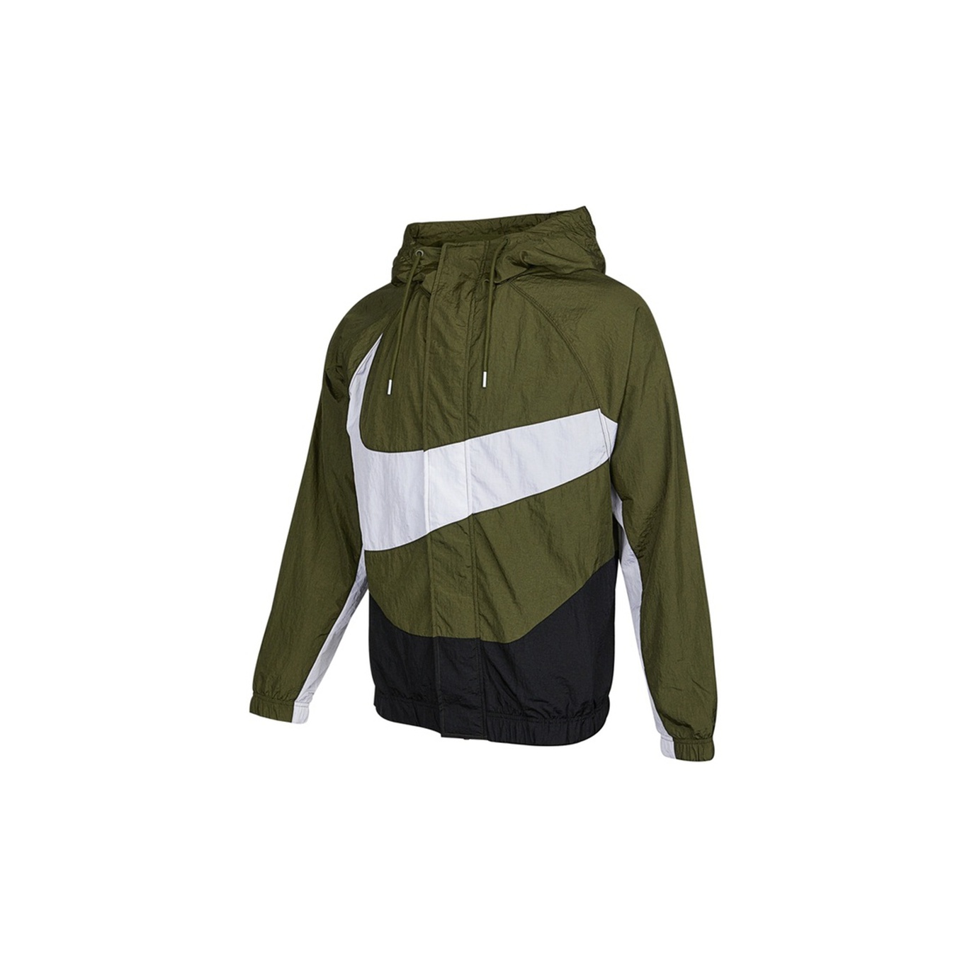 Olive green nike coat best sale