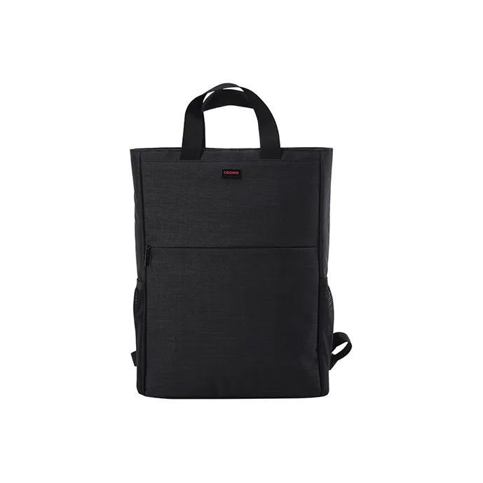 CROWN Nylon Handheld Backpack Regular Gray Black-6