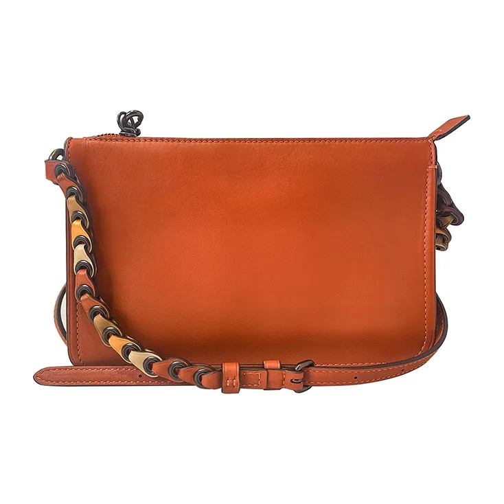 COACH Soho Cow Leather Shoulder Bag Regular Women's Orange-0