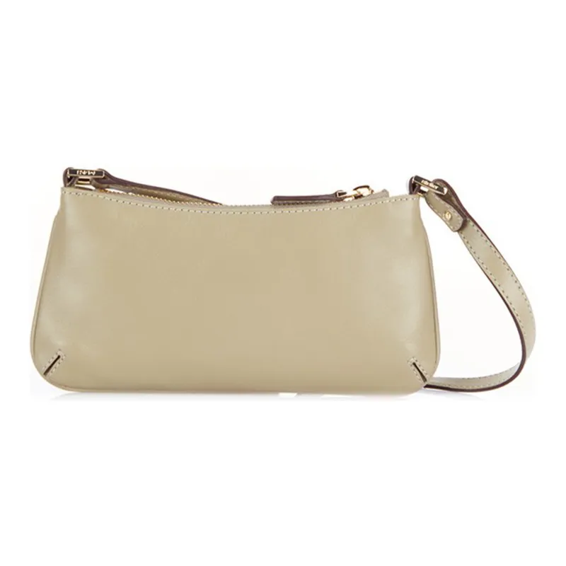 Manu Atelier Cow Leather Shoulder Bag Crossbody Bag Handbag Regular Women's Yellow Green-3