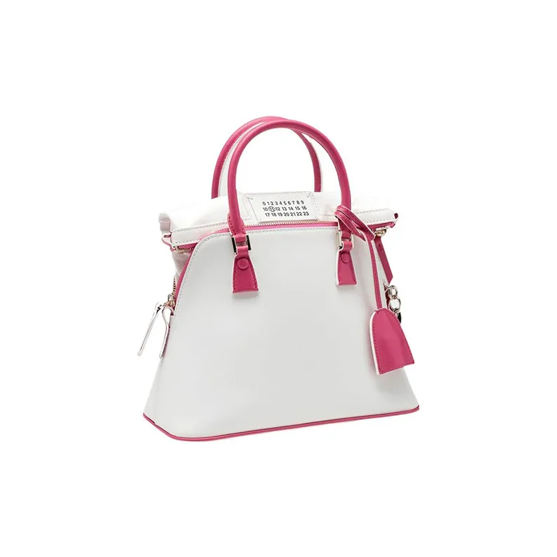 Maison Margiela Cow Leather Shoulder Bags Handbags Women's White-1
