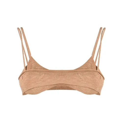 Jacquemus Le Bandeau Novio Top 'Dark Beige'