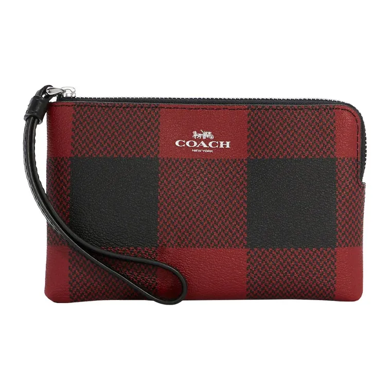 COACH Corner Zip Clutches-0