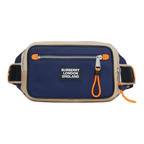 Burberry Polyamide Shoulder Bag Crossbody Bag Sling Bag Fanny Pack Men's Sheng Zheng Blue