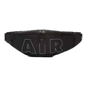 Nike Polyester Sports Bag, Shoulder Bag, Crossbody Bag, Fanny Pack Regular Unisex Black