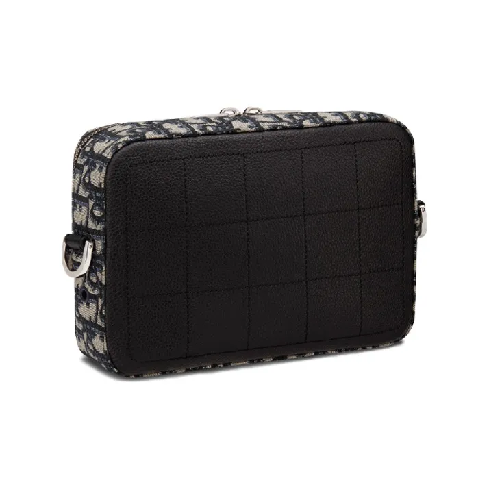 DIOR Oblique Jacquard With Cow Leather Crossbody Bag, Shoulder Bag Men's-1