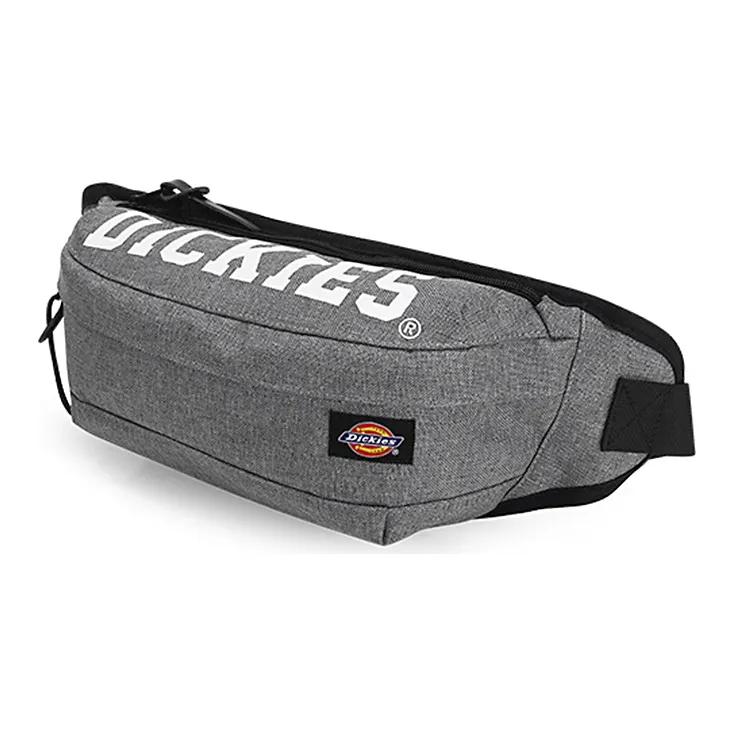 Dickies Polyester One Shoulder Crossbody Fanny Pack Regular Unisex Gray-1