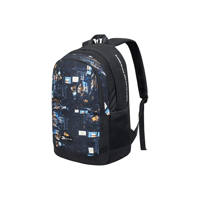 Anta PU Laptop Bag Travel Backpack Regular Unisex Black-1