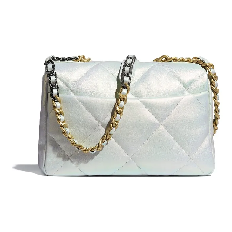 CHANEL Calfskin Metal Backpack, Handbag, Shoulder Bag, Crossbody Bag Tubas Women's Iridescent Color-1