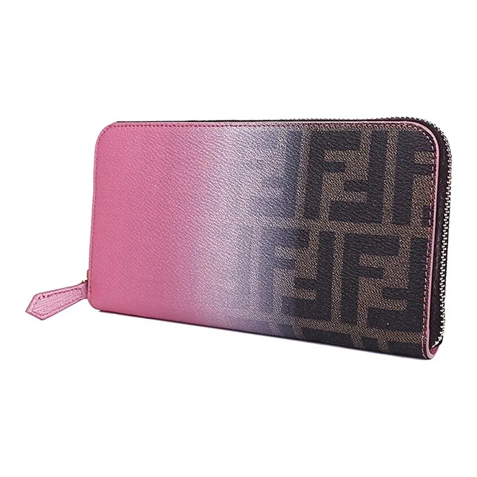 FENDI Leather Wallet Regular Women's Pink-1