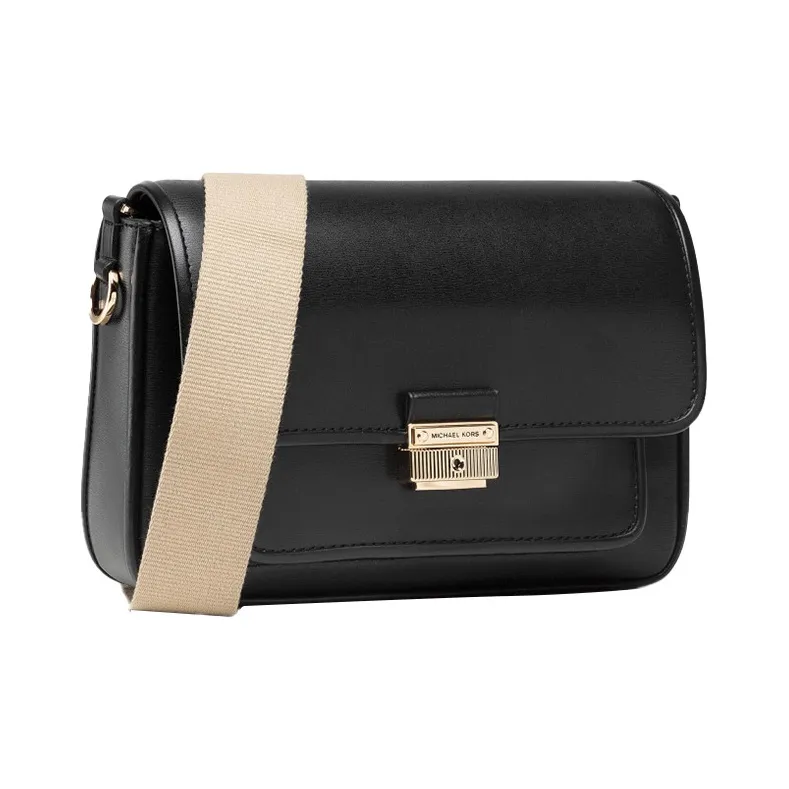 MICHAEL KORS Bradshaw Grain Leather Envelope Bag, Shoulder Bag, Crossbody Bag Regular Women's Black-2