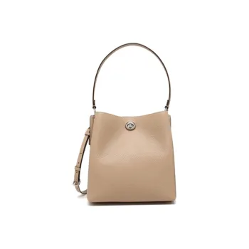 COACH Charlie Leather Bucket Bags Crossbody Bag Shoulder Bag Women's Oat