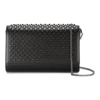 CL LUBOTING Cow Leather Shoulder Bag Women's Black