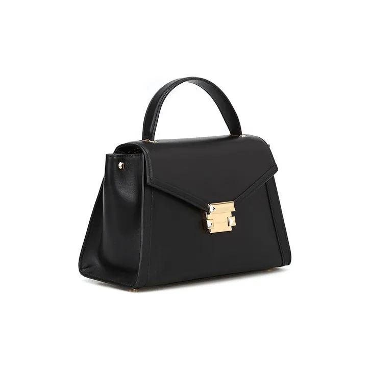 MICHAEL KORS Whitney Cow Leather Handbag Shoulder Bag Crossbody Bag Medium Size Women's Black-1