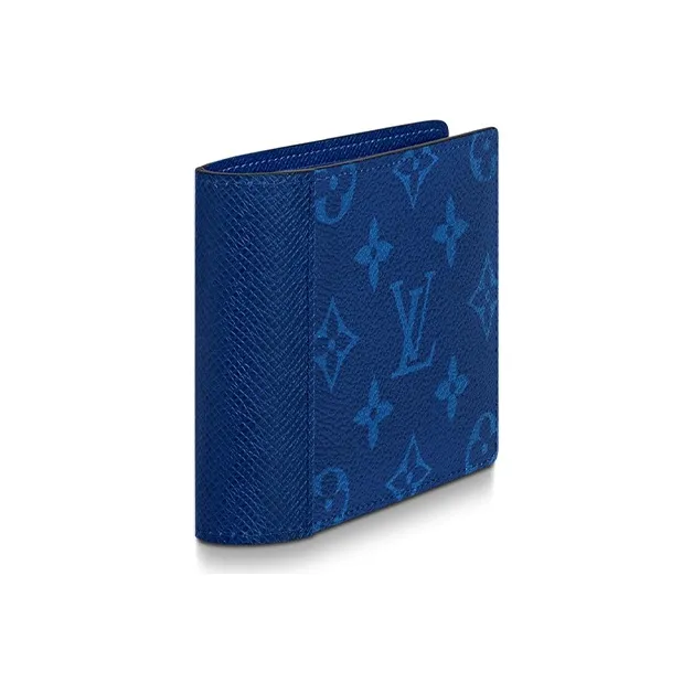 LOUIS VUITTON Multiple Wallet Navy Blue-1