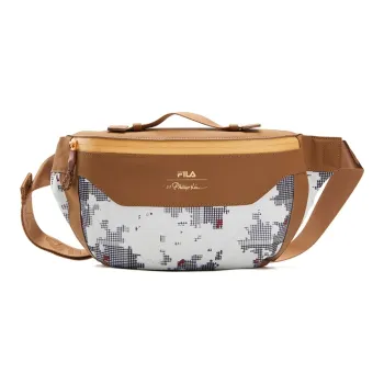 FILA PU Fanny Pack Handbag Unisex Caramel Tea Brown