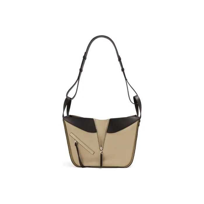 LOEWE Hammock Calfskin Handbags Shoulder Bag Crossbody Bag Small Size Women's Black/Beige Brown-3