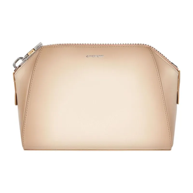GIVENCHY Antigona Smooth Cow Leather Sling Bags Crossbody Bags Small Size Men's Dusty Gray-3