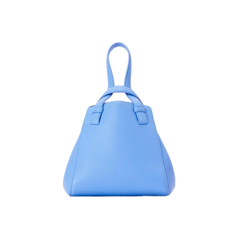 LOEWE Hammock Nugget Napa Calf Leather Handbag Shoulder Bag Crossbody Bag Women's Blue-2