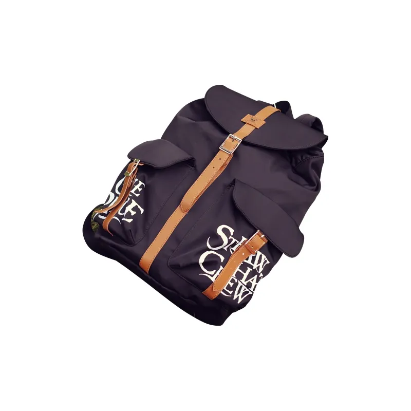 Ginza One Piece Collaboration Polyester Backpack Regular Unisex Black-1