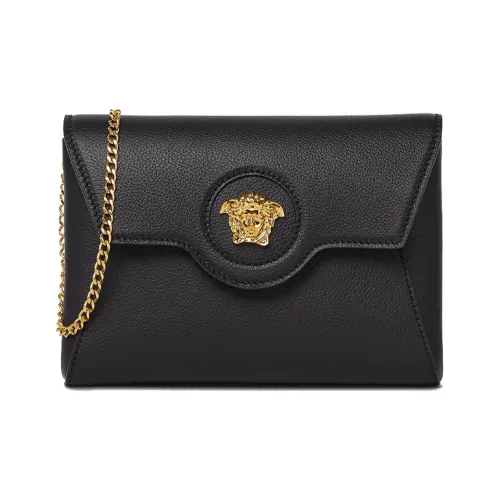 VERSACE  Cowhide Single-Shoulder Bag Wmns Black