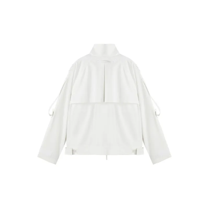NORVINCY Sports Cycling Western Pure White Handsome Jacket Unisex-3